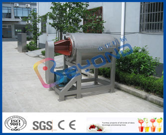 Single Stage Fruit Pulping Machine Fruit Processing Equipment 2TPH - 15TPH Capacity