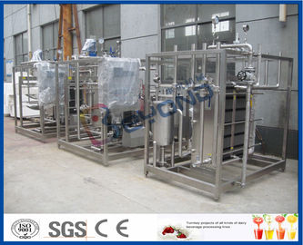Full Auto / Semi Auto Milk Pasteurization Equipment For Aseptic Filling Production