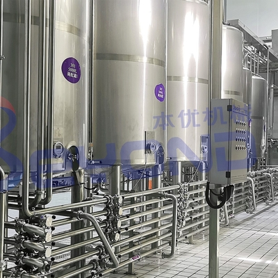 SUS304 / SUS316 Pastörize Süt İşleme Hattı Plastik Poşet Paketi